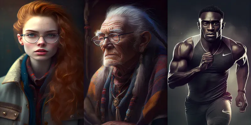 Realistic Fine Art Portrait Symphonies generated by undefined