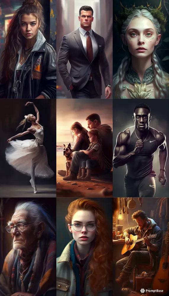 Realistic Fine Art Portrait Symphonies