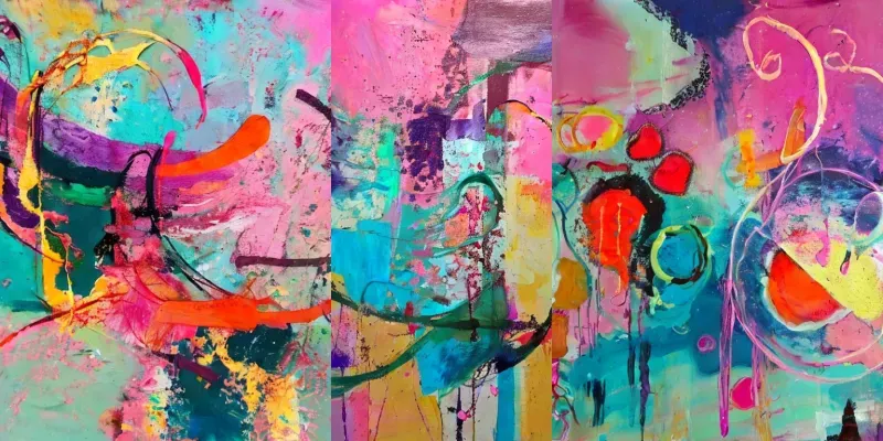 Whimsical Abstract Art generated by undefined
