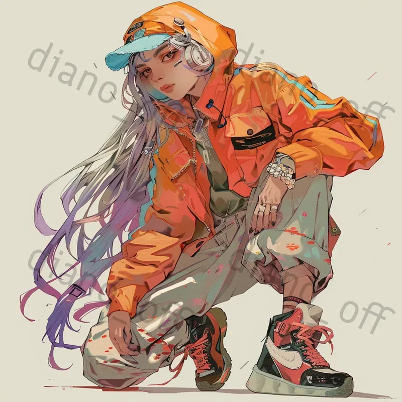 Iconic Manga Characters Illustrations
