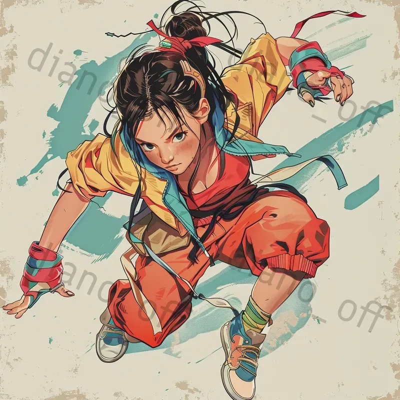 Iconic Manga Characters Illustrations