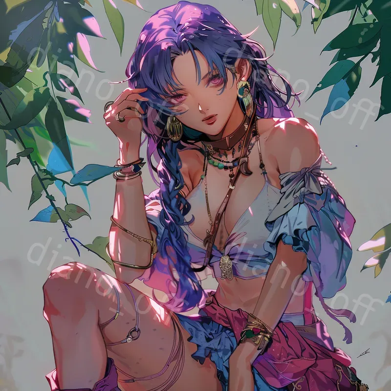 Iconic Manga Characters Illustrations