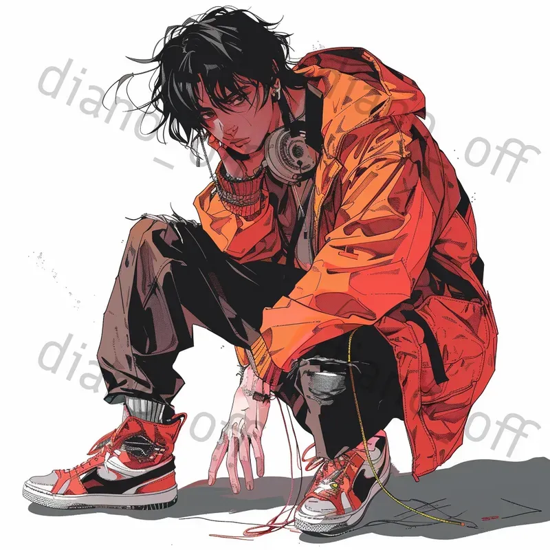 Iconic Manga Characters Illustrations