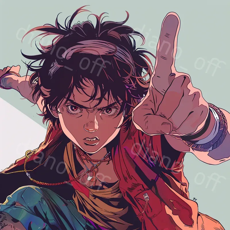 Iconic Manga Characters Illustrations