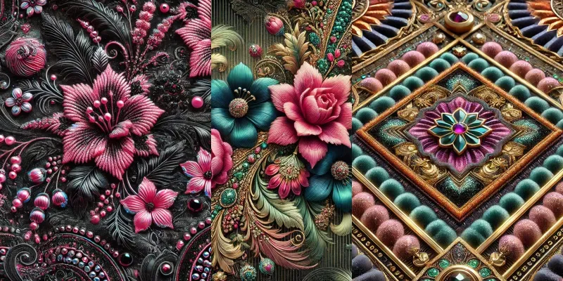 Luxurious Fabric Pattern Designs generated by undefined