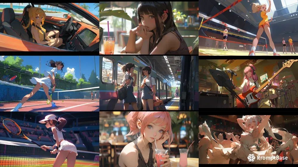 Realistic Anime Scene Makers