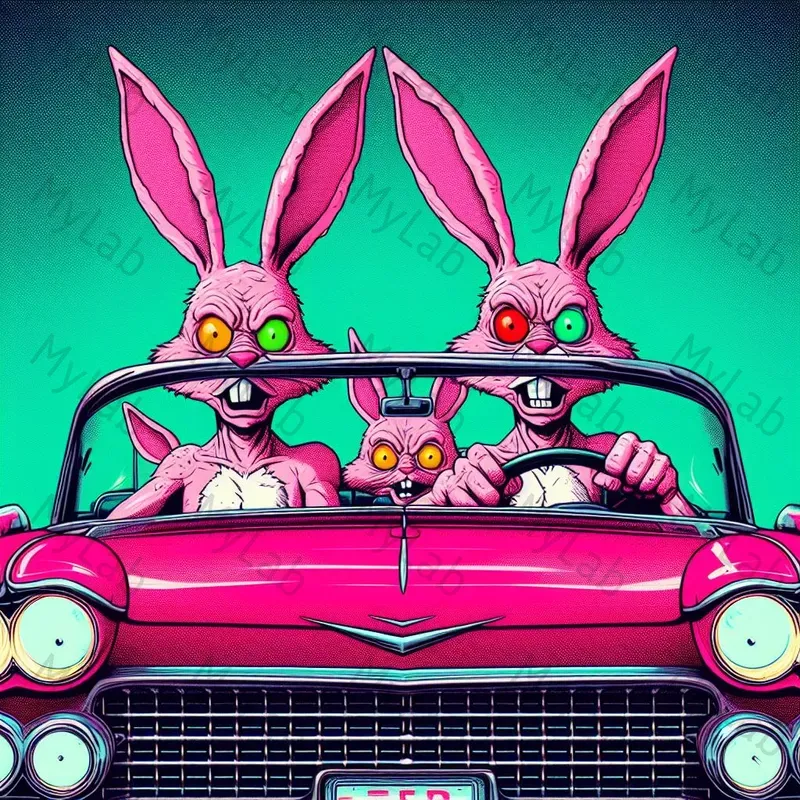 Disturbing Cartoon Pop Art