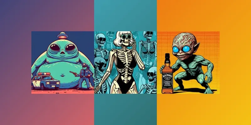 Disturbing Cartoon Pop Art generated by undefined