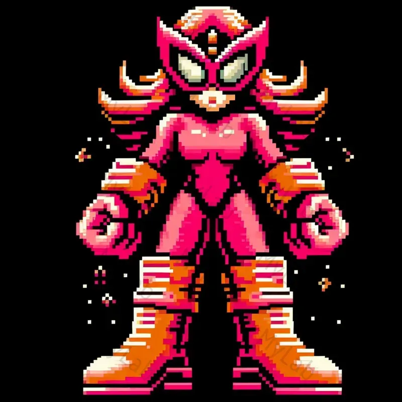 16 Bit Character Modern Pixelart