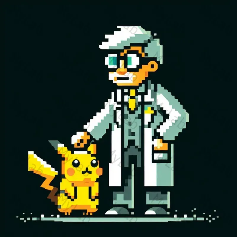 16 Bit Character Modern Pixelart