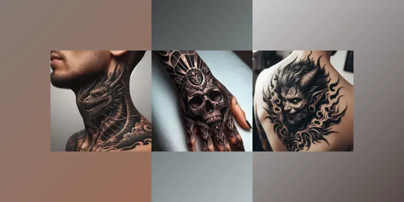 Black Tattoos All Parts Of Body generated by undefined