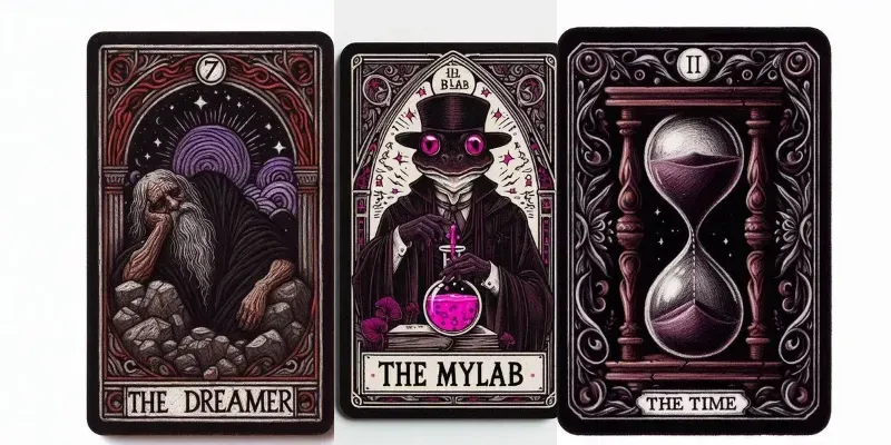 Sinister Tarot Cards generated by undefined