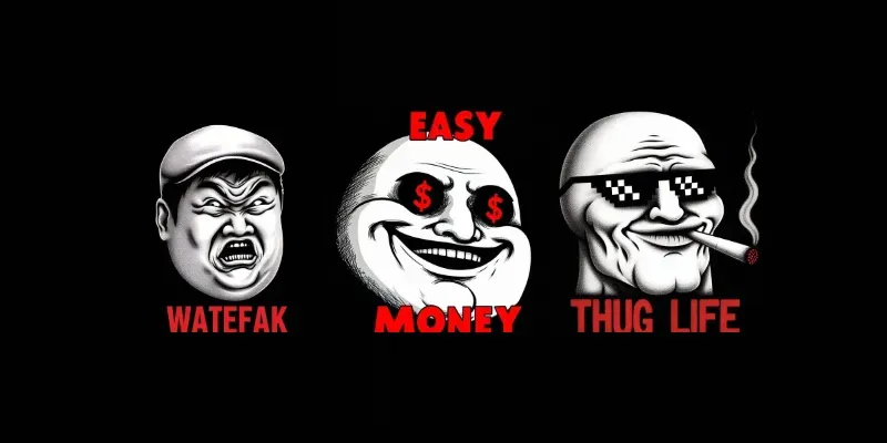 Meme Face Old School Masters generated by undefined