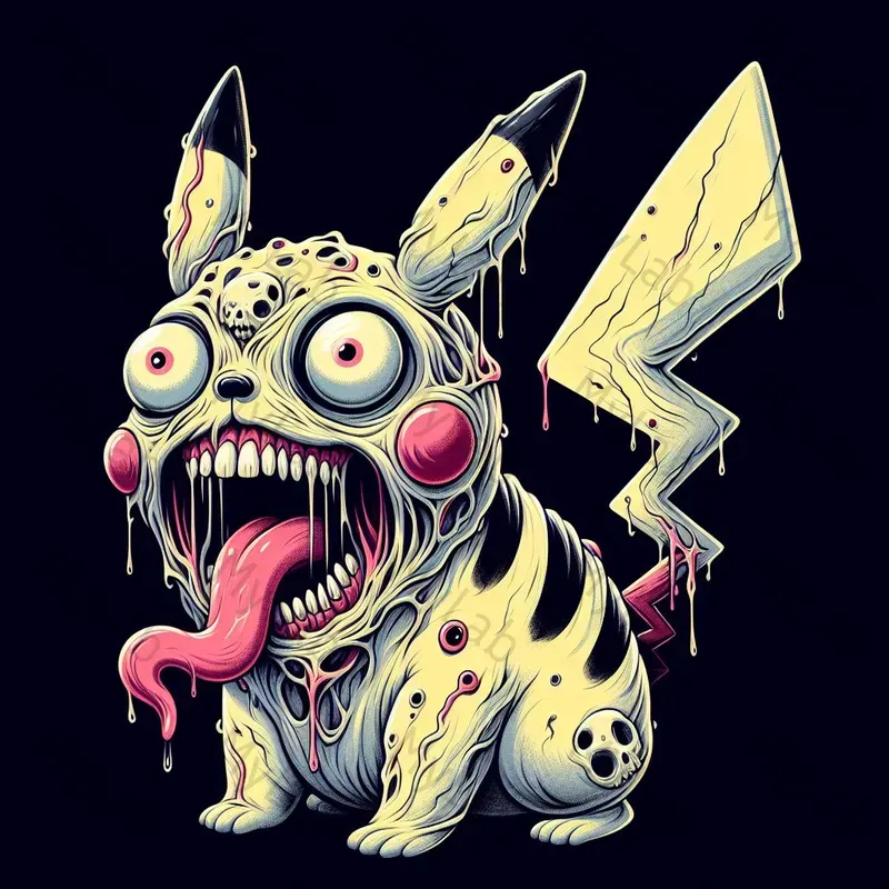 Iconic Characters Creepy Cartoons