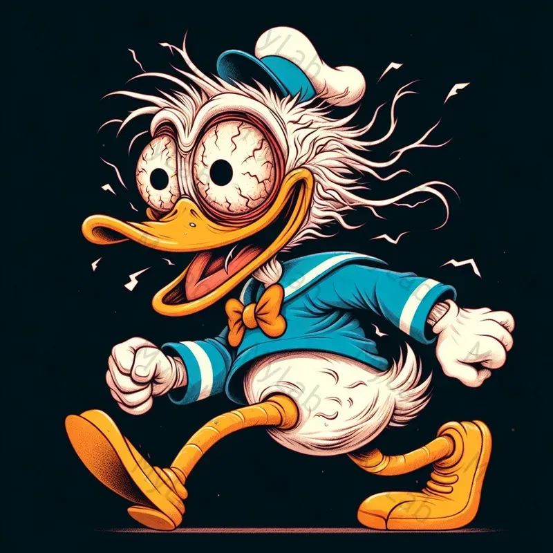 Iconic Characters Creepy Cartoons