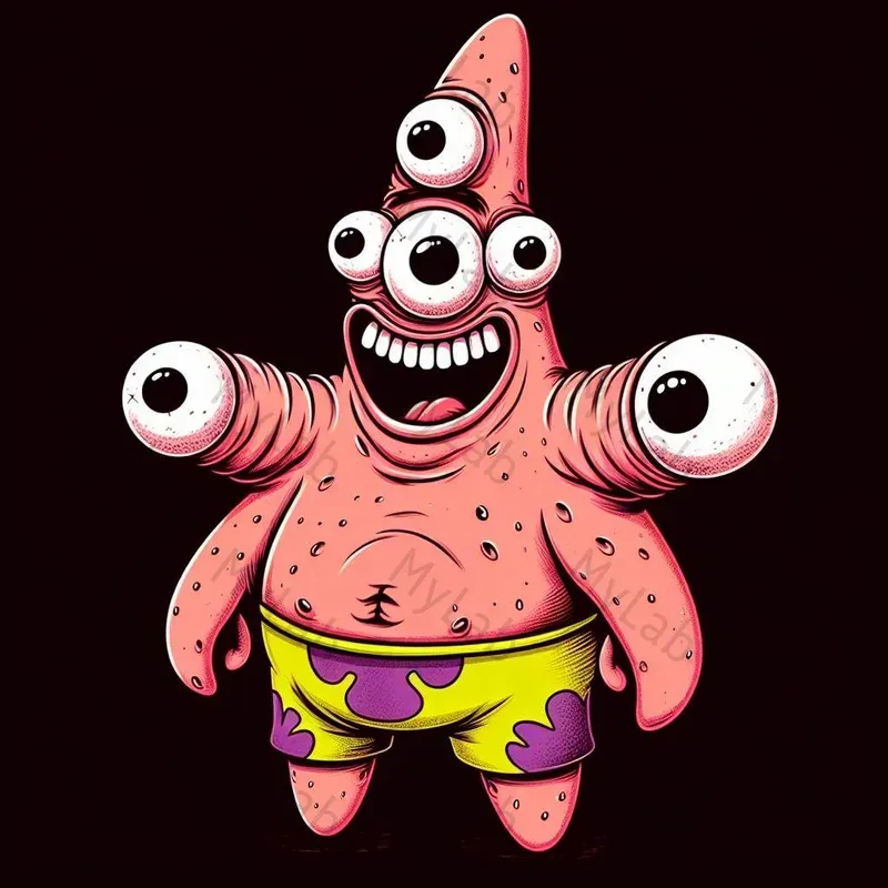 Iconic Characters Creepy Cartoons