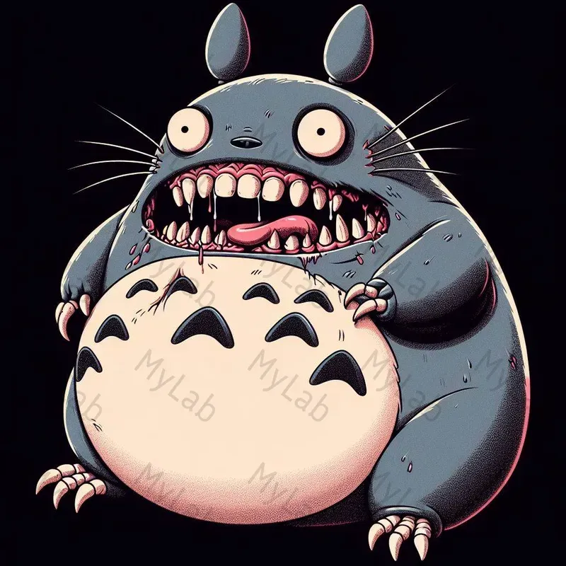 Iconic Characters Creepy Cartoons