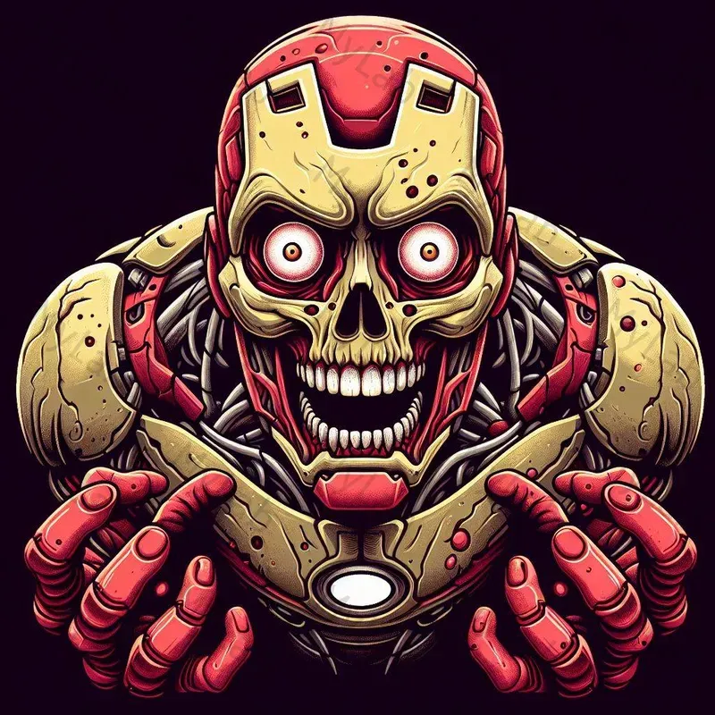 Iconic Characters Creepy Cartoons