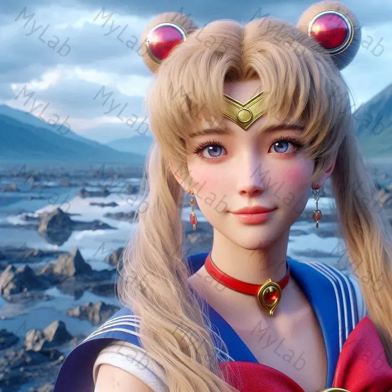 Realistic Anime Character Portraits