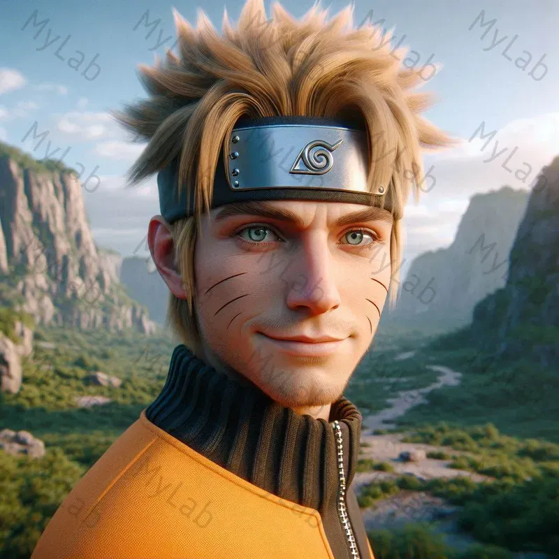 Realistic Anime Character Portraits