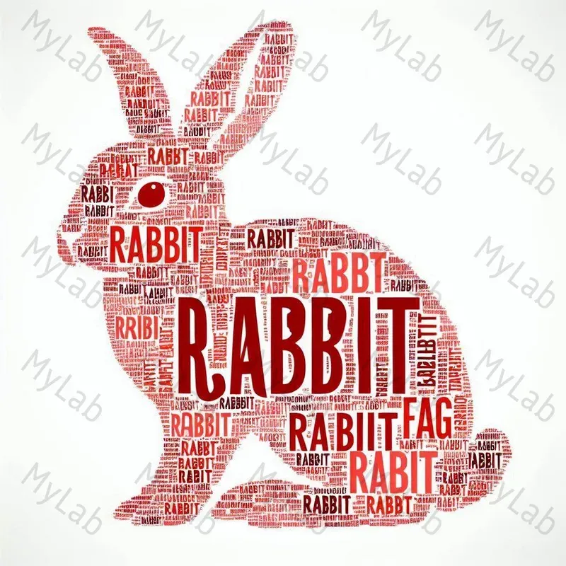 Calligram Words Animals