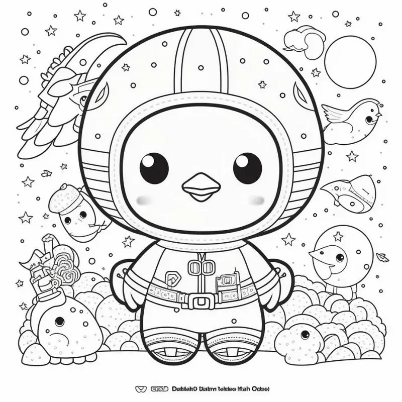 Animals At Work Children Coloring Pages