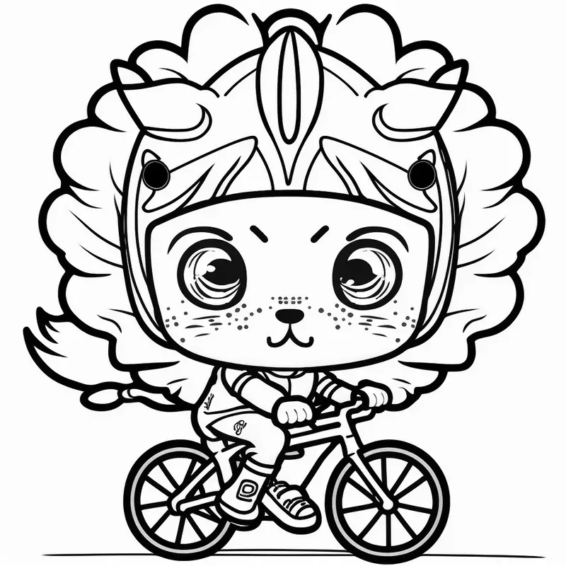 Animal Athletes Coloring Pages For Kids
