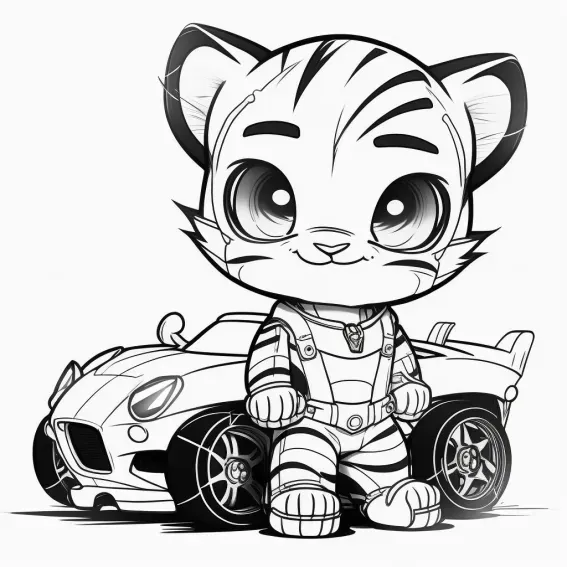 Ride Vehicle Coloring Pages For Kids