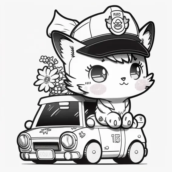 Ride Vehicle Coloring Pages For Kids