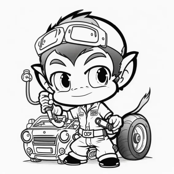 Ride Vehicle Coloring Pages For Kids