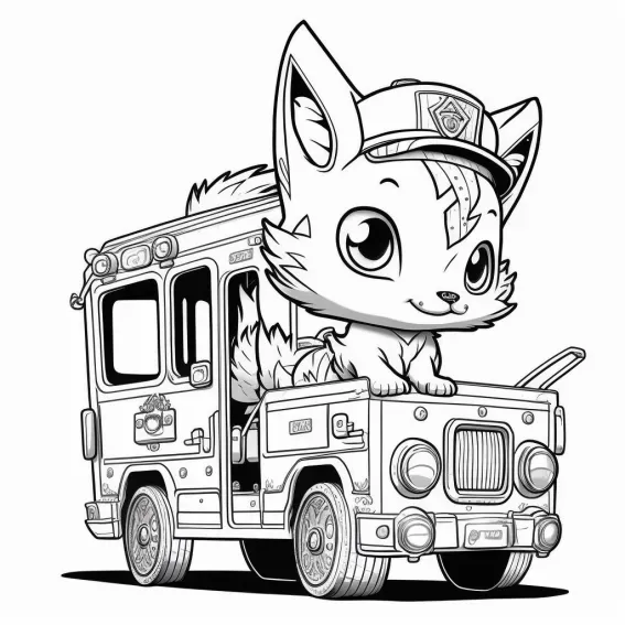 Ride Vehicle Coloring Pages For Kids