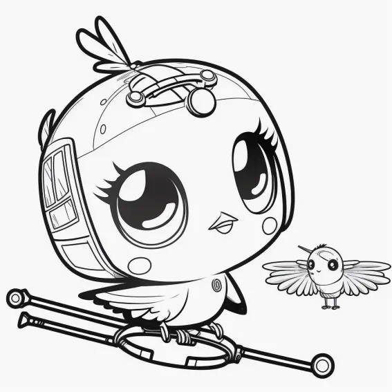 Ride Vehicle Coloring Pages For Kids
