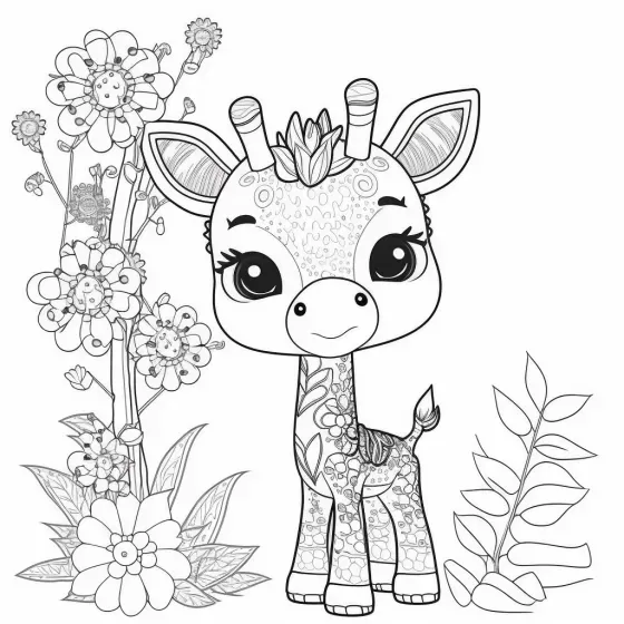 Baby Animal Coloring Pages For Children