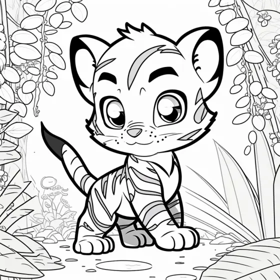 Baby Animal Coloring Pages For Children