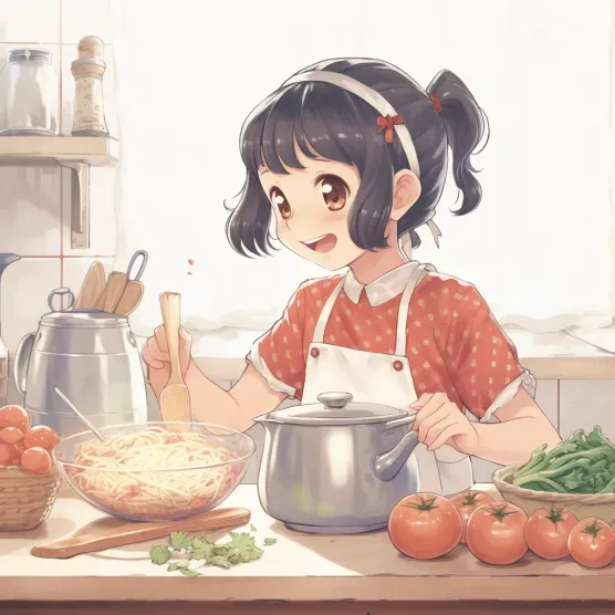 Kids Book Illustrations Anime Style