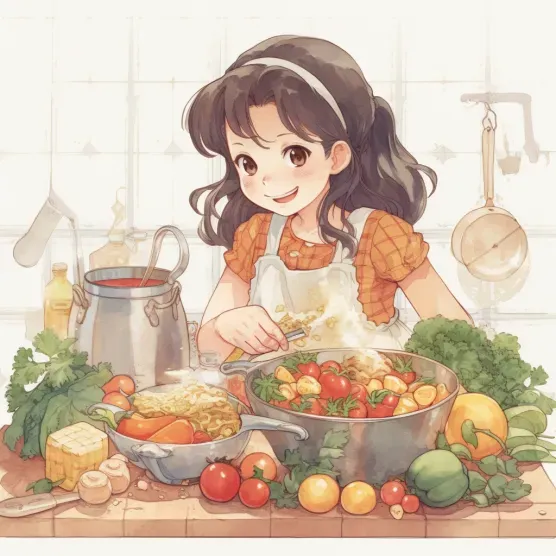 Kids Book Illustrations Anime Style