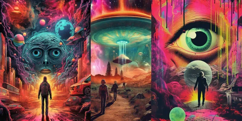 Unbelievably Bizarre Album Covers generated by undefined