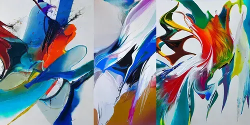 Abstract Expressionist Art generated by stable-diffusion