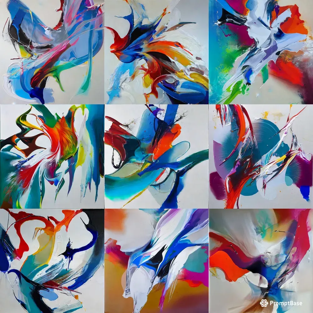 Abstract Expressionist Art