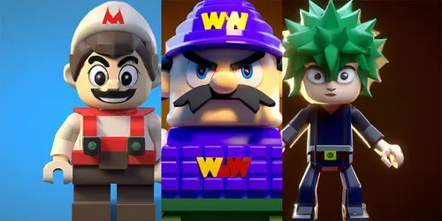 3D Lego Characters generated by dalle