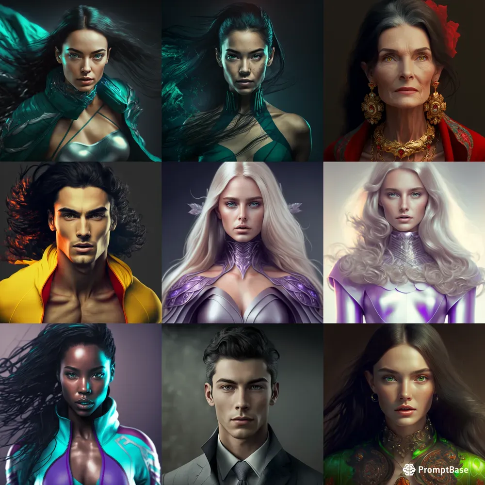 Modern or Ancient Fashion Models