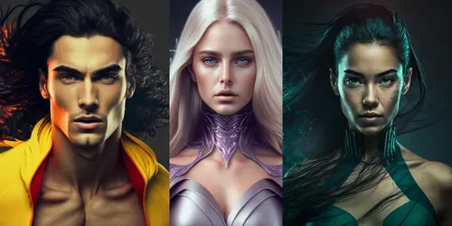 Modern or Ancient Fashion Models generated by midjourney