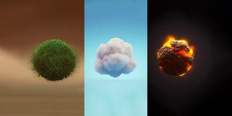 3D Sphere Renders generated by undefined