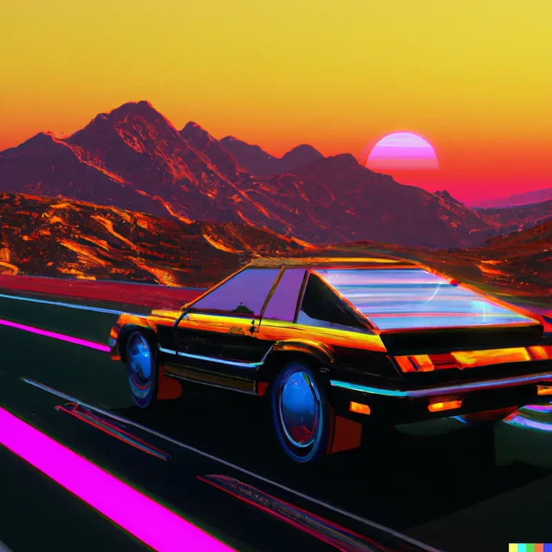 Synthwave Art
