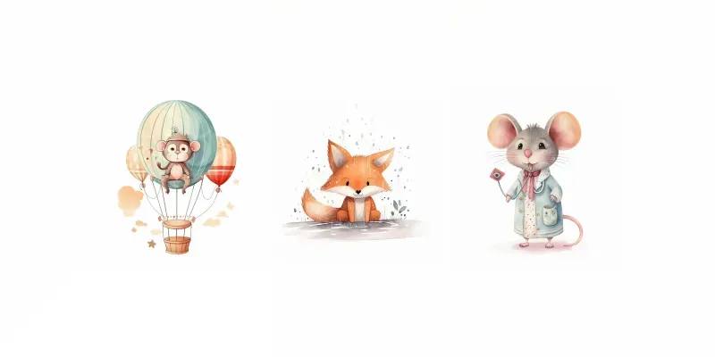 Fairy Tales Cute Animals generated by undefined