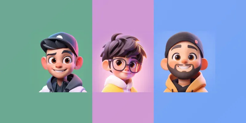3D Character Avatars generated by undefined