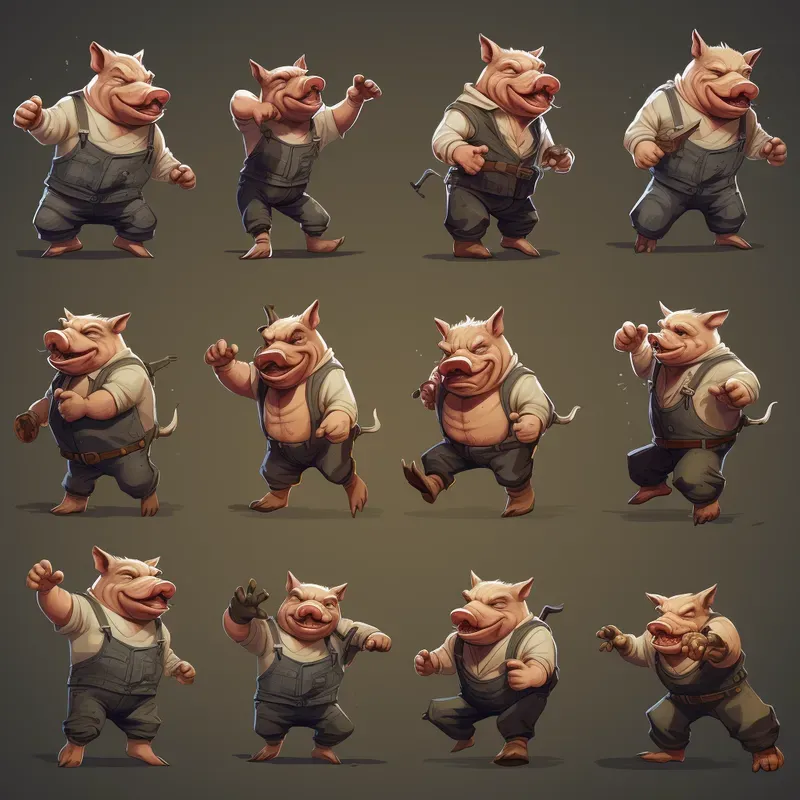 2D Gaming Sprite Sheets For Characters