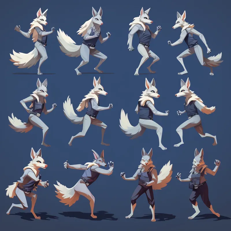 2D Gaming Sprite Sheets For Characters