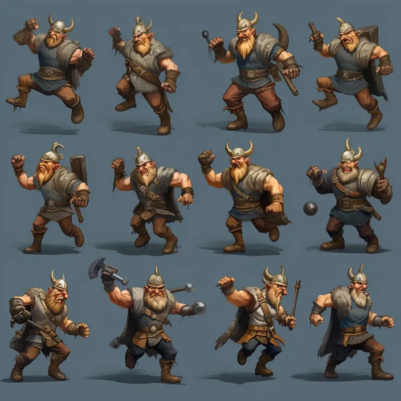 2D Gaming Sprite Sheets For Characters