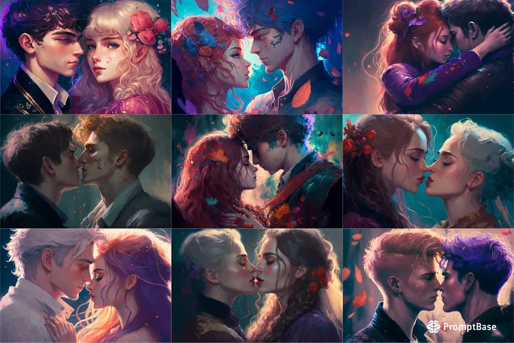 Valentine’s Day Lovers Illustrations